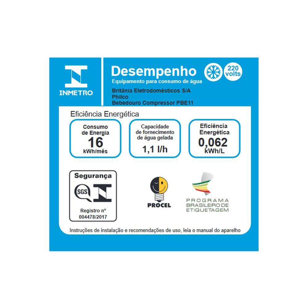 Bebedouro Philco 20L Água Gelada e Natural com Compressor PBE11 - 7