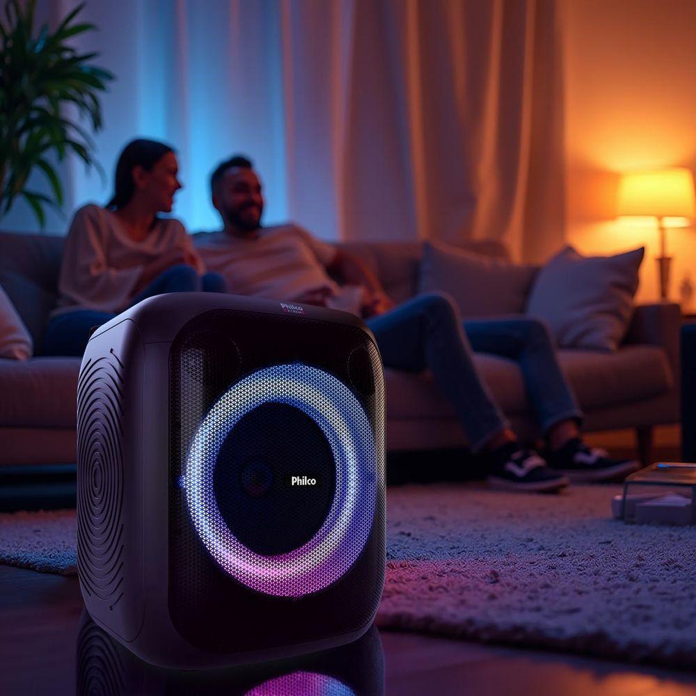 Caixa de Som Amplificada 380W Flash Lights Philco PCX4800 - 4