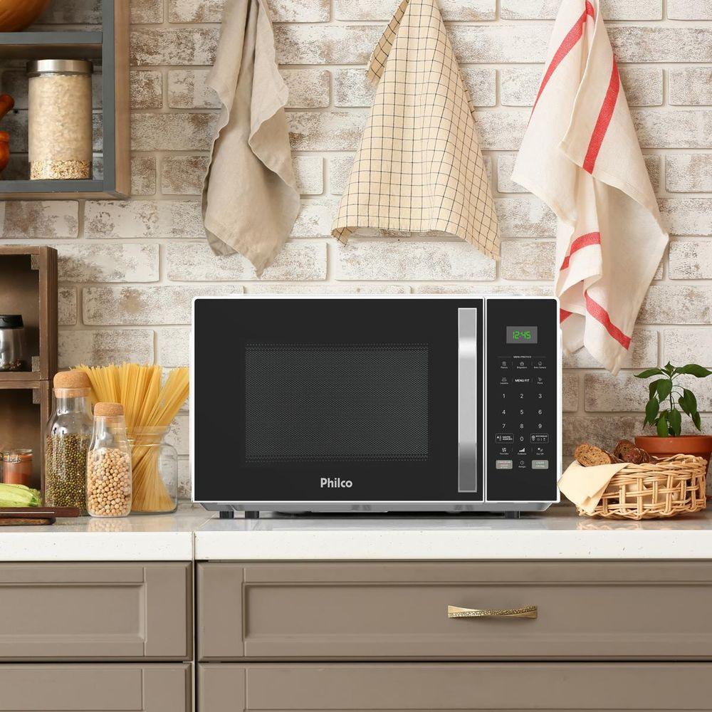 Micro-ondas Philco 33L Preto Pintura Limpa Fácil PM36 - 2