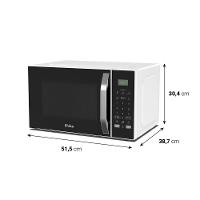 Micro-ondas Philco 33L Preto Pintura Limpa Fácil PM36 - 6