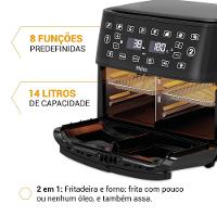 Air Fryer Philco 14L 4 em 1 Painel Digital PAF14A