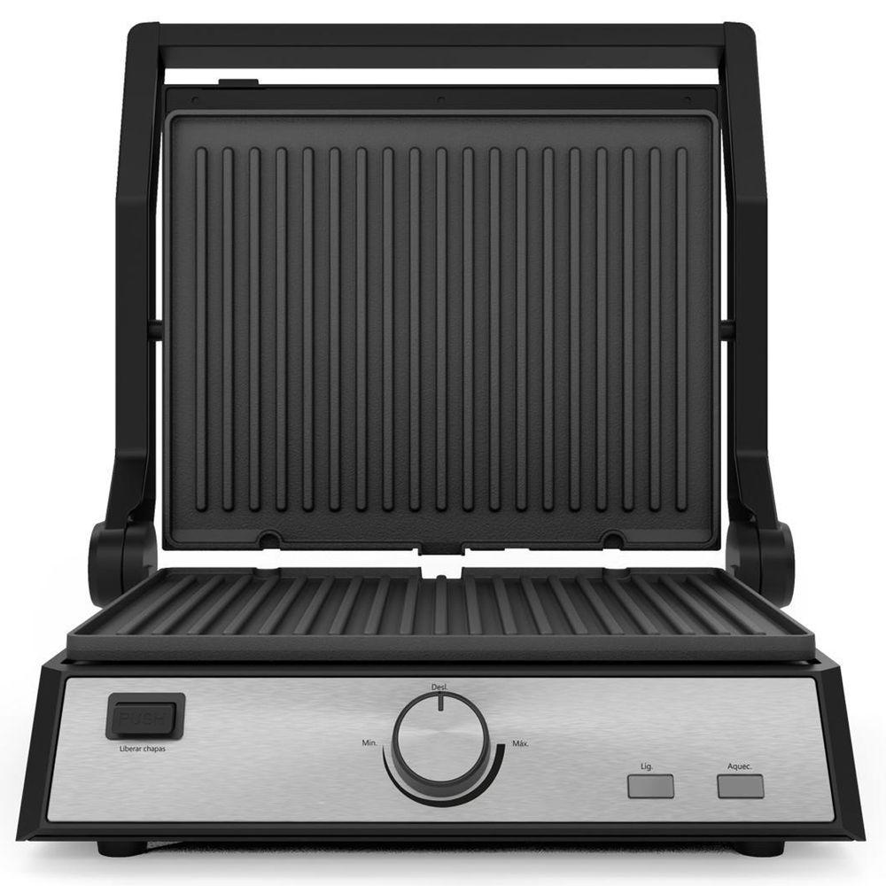 Grill Philco 2 em 1 Chapas Removíveis e abertura 180° PGR50A - 4
