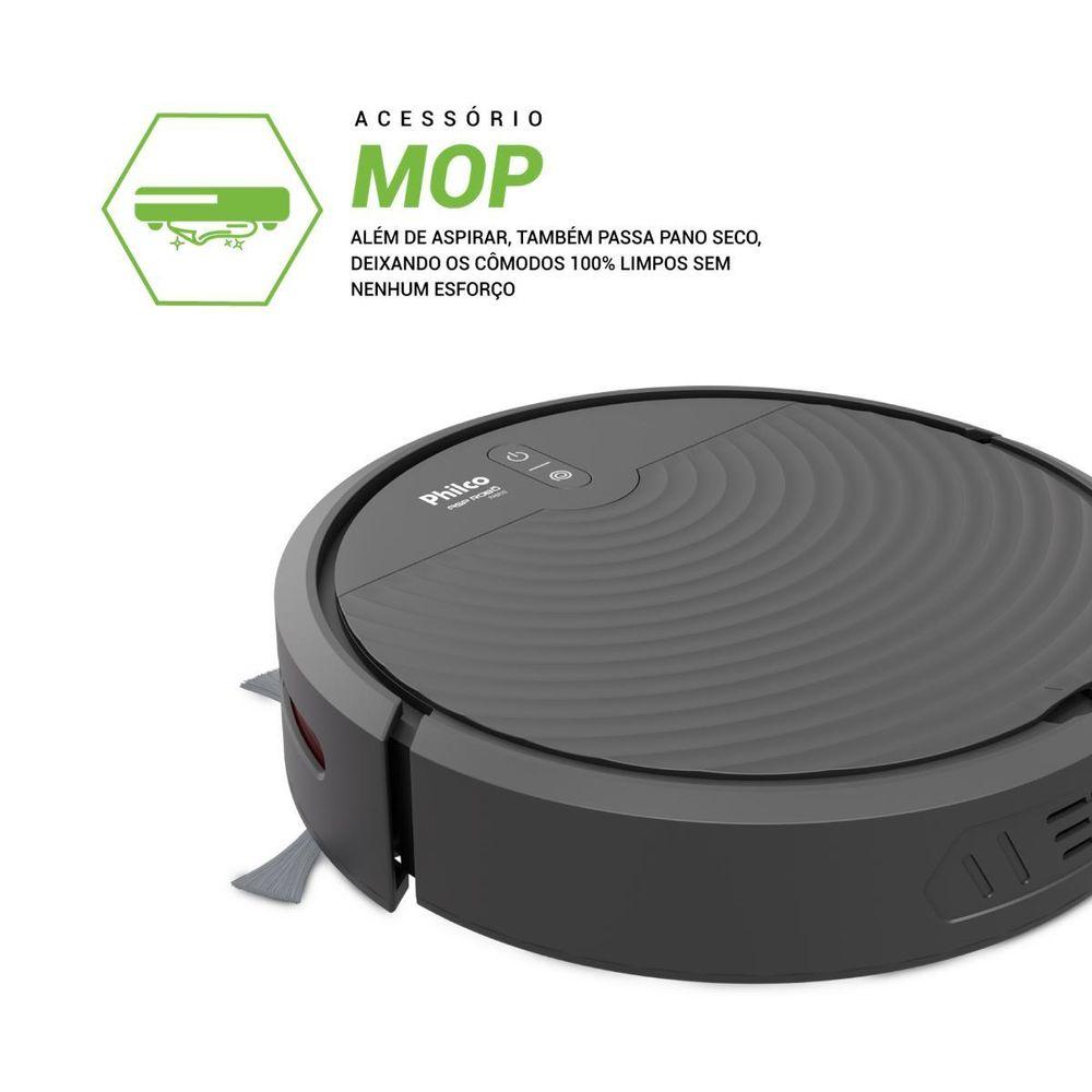 Aspirador Robô Philco Função MOP Seco Antiqueda PASE10 - 3