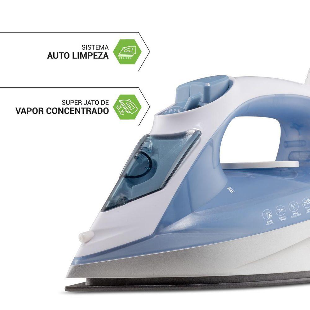 Ferro a Vapor Philco 245ml PFV40 Base Antiaderente - 3