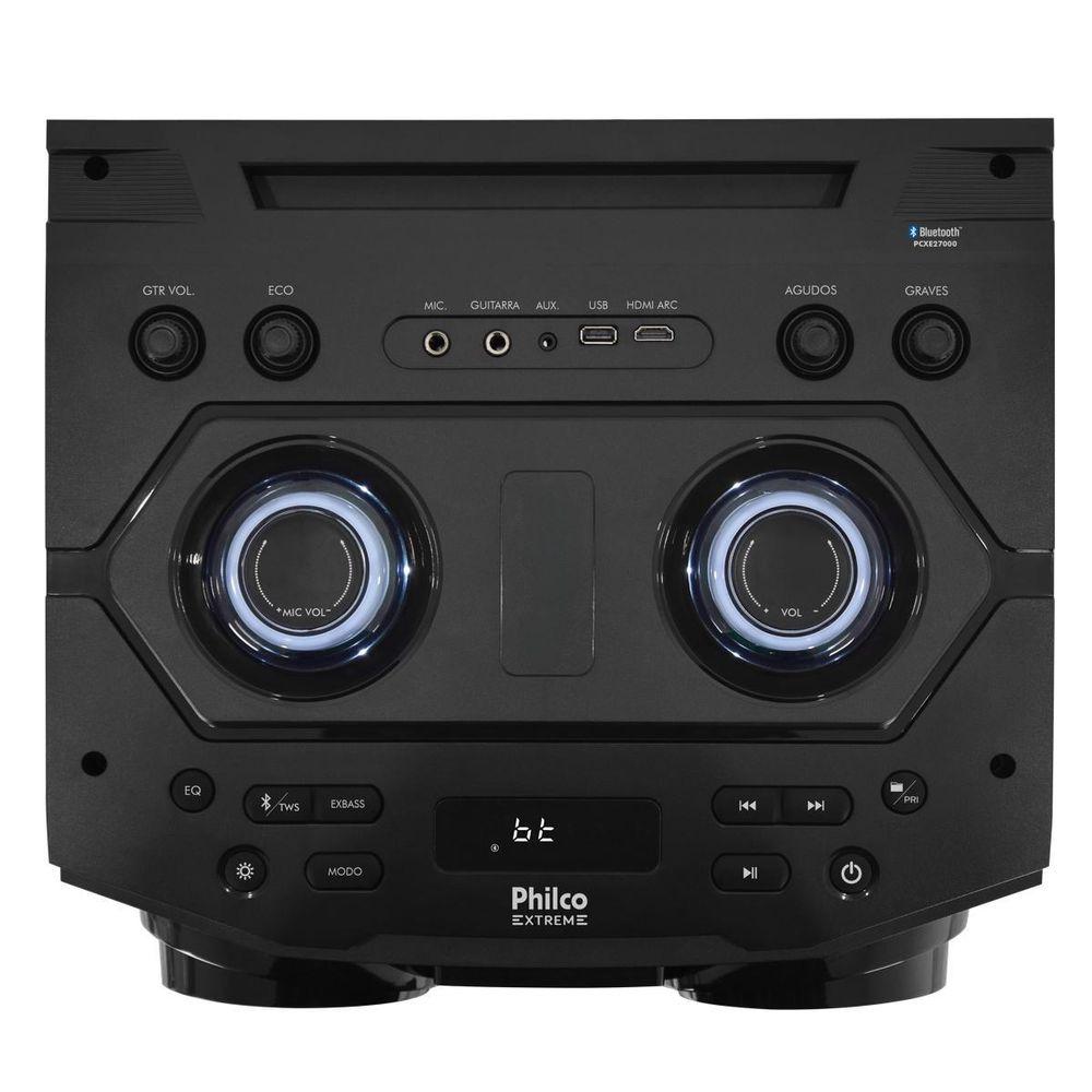 Caixa de Som Amplificada Philco Woofer Duplo 12"  PCXE27000 - 7