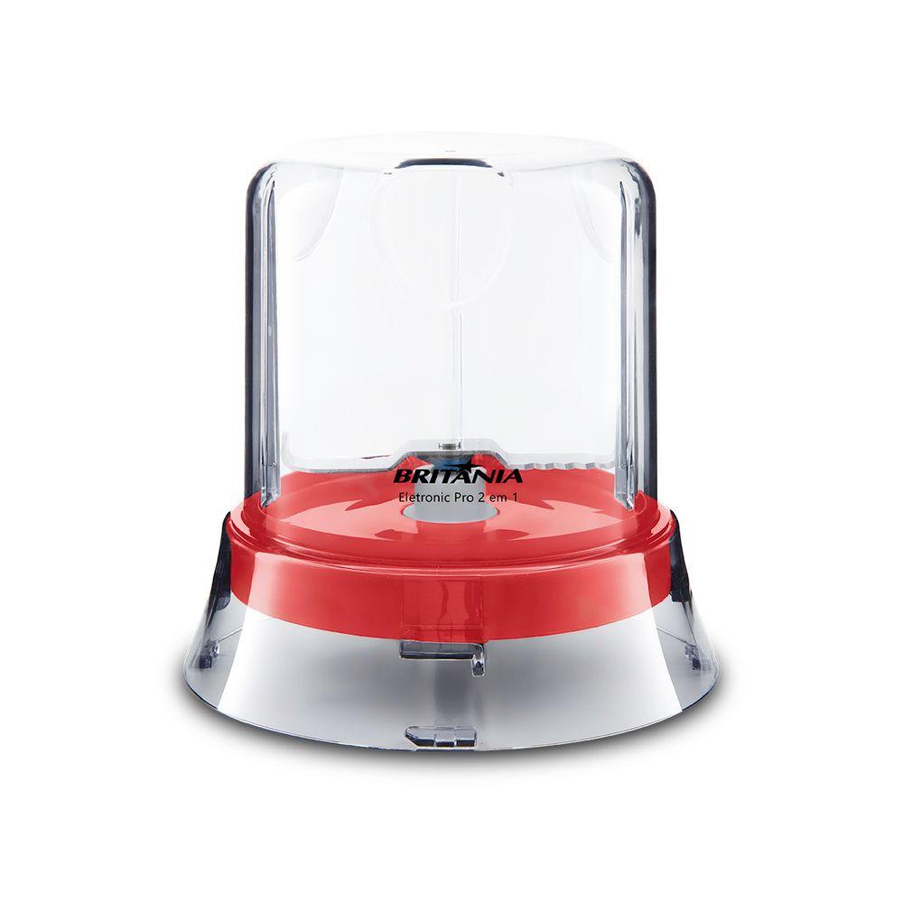 Liquidificador Britânia Eletronic  Pro 2 Em 1 Vermelho 900W - 3