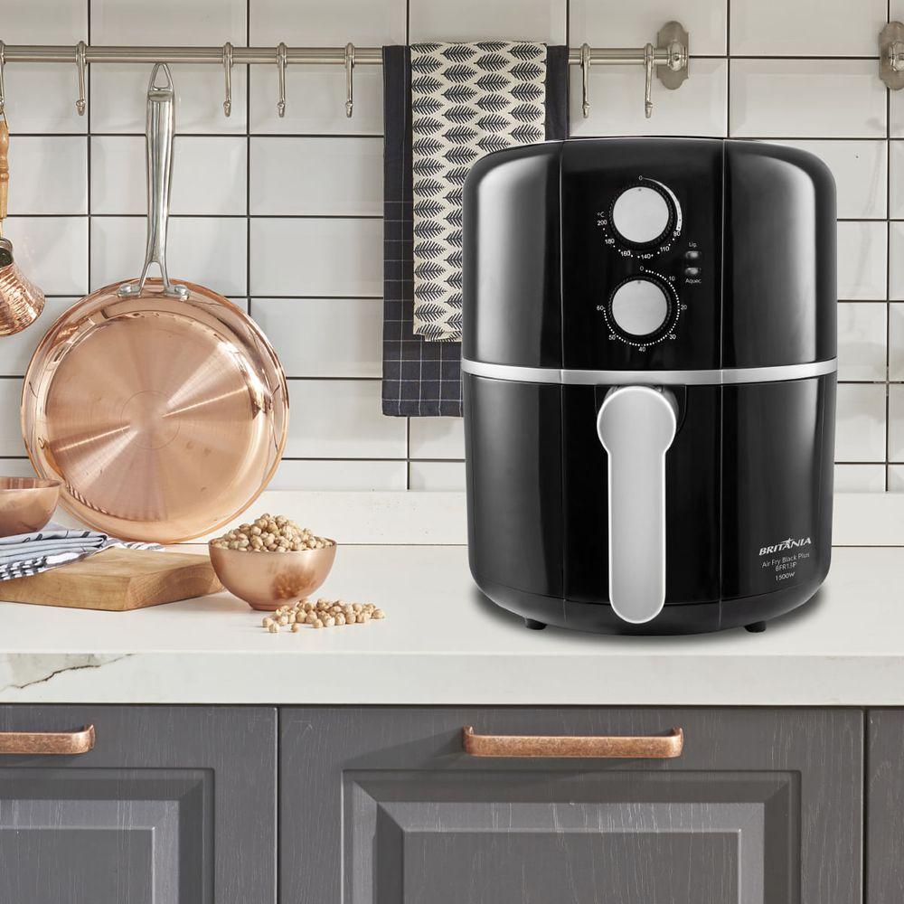 Fritadeira Air Fryer Britânia  4.5L Black Plus 1500W BFR13P - 6