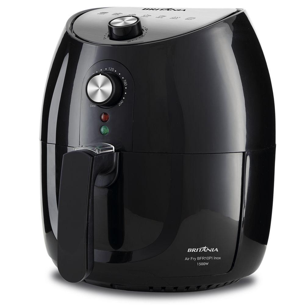 Air Fryer Britânia 4,1L 1500W Inox Sem Óleo BFR10PI - 1
