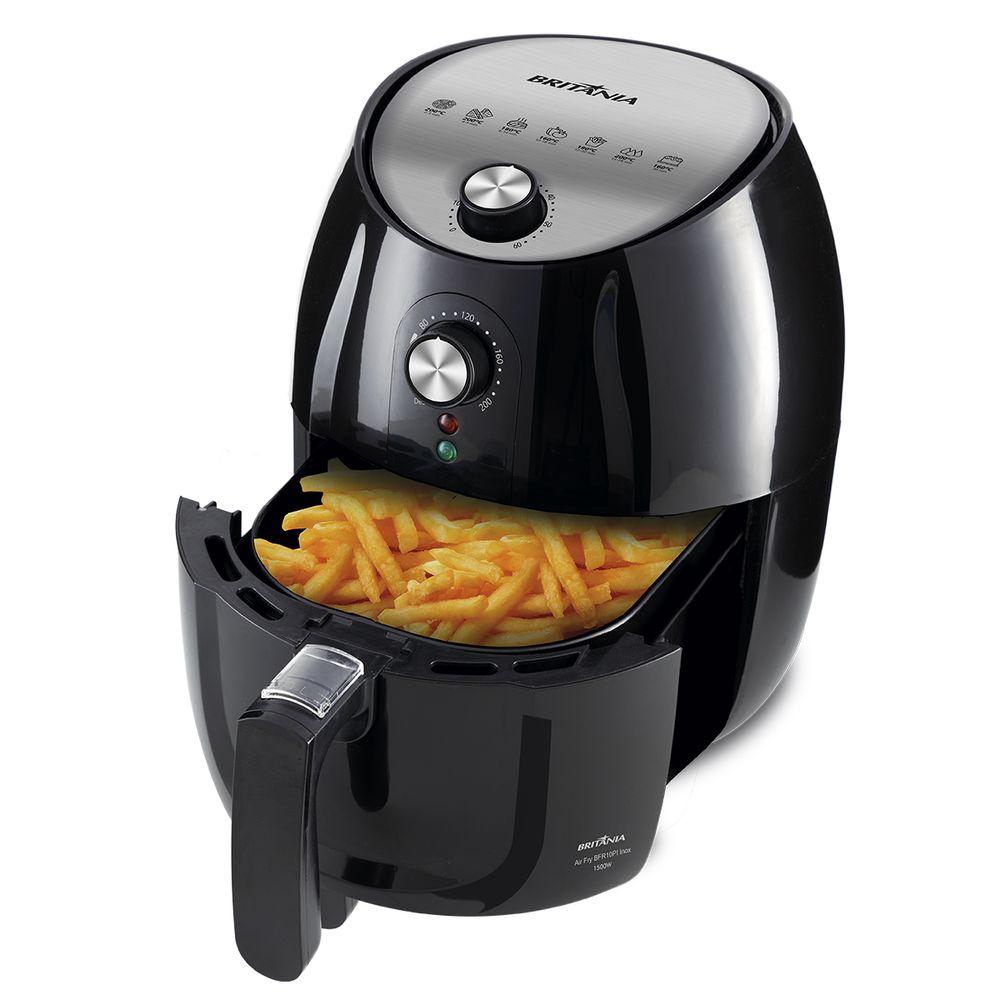 Air Fryer Britânia 4,1L 1500W Inox Sem Óleo BFR10PI - 2