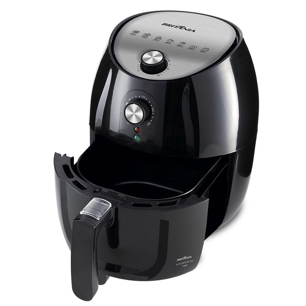 Air Fryer Britânia 4,1L 1500W Inox Sem Óleo BFR10PI - 3