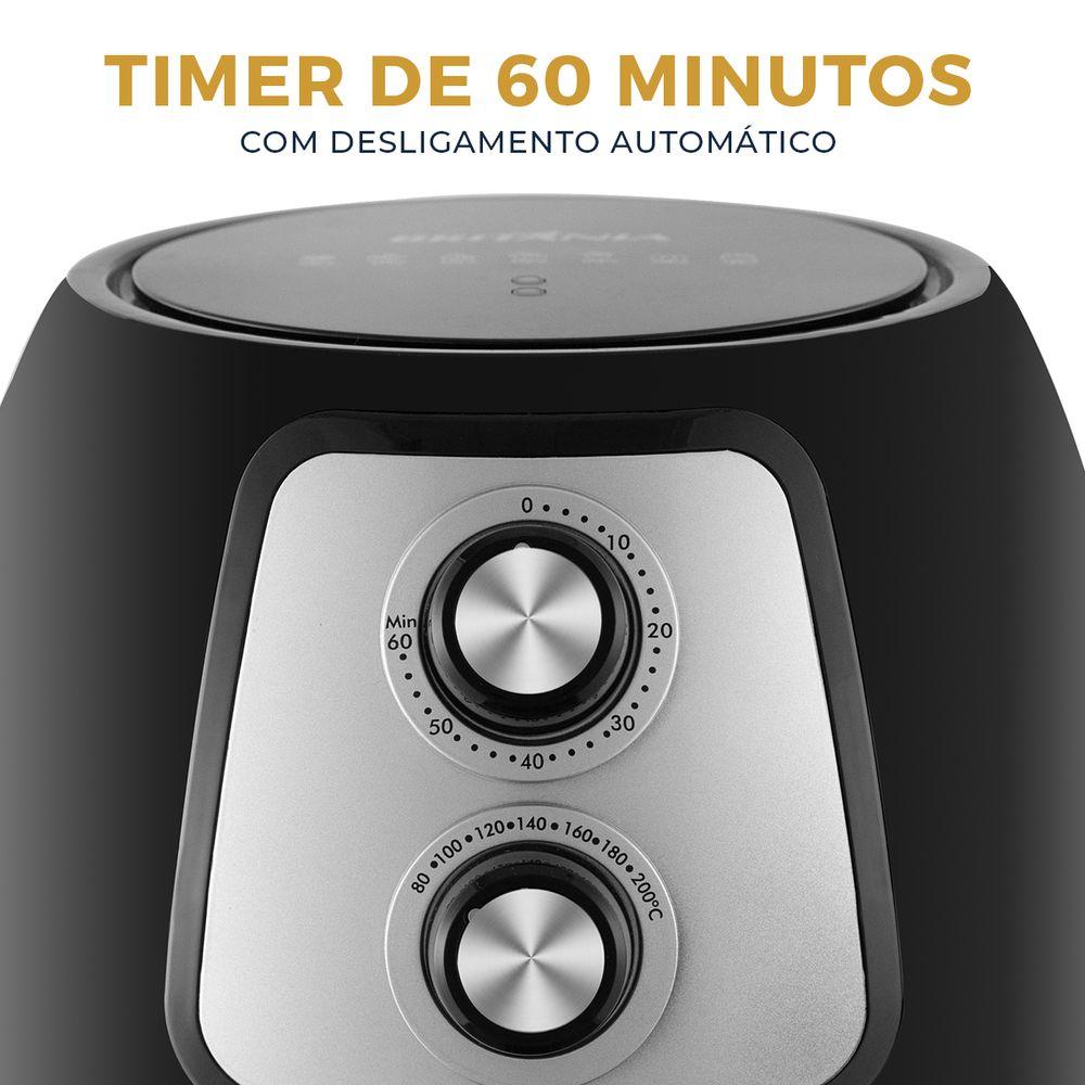 Air Fryer Britânia 4L Revestimento Antiaderente 1500W BFR21P - 4