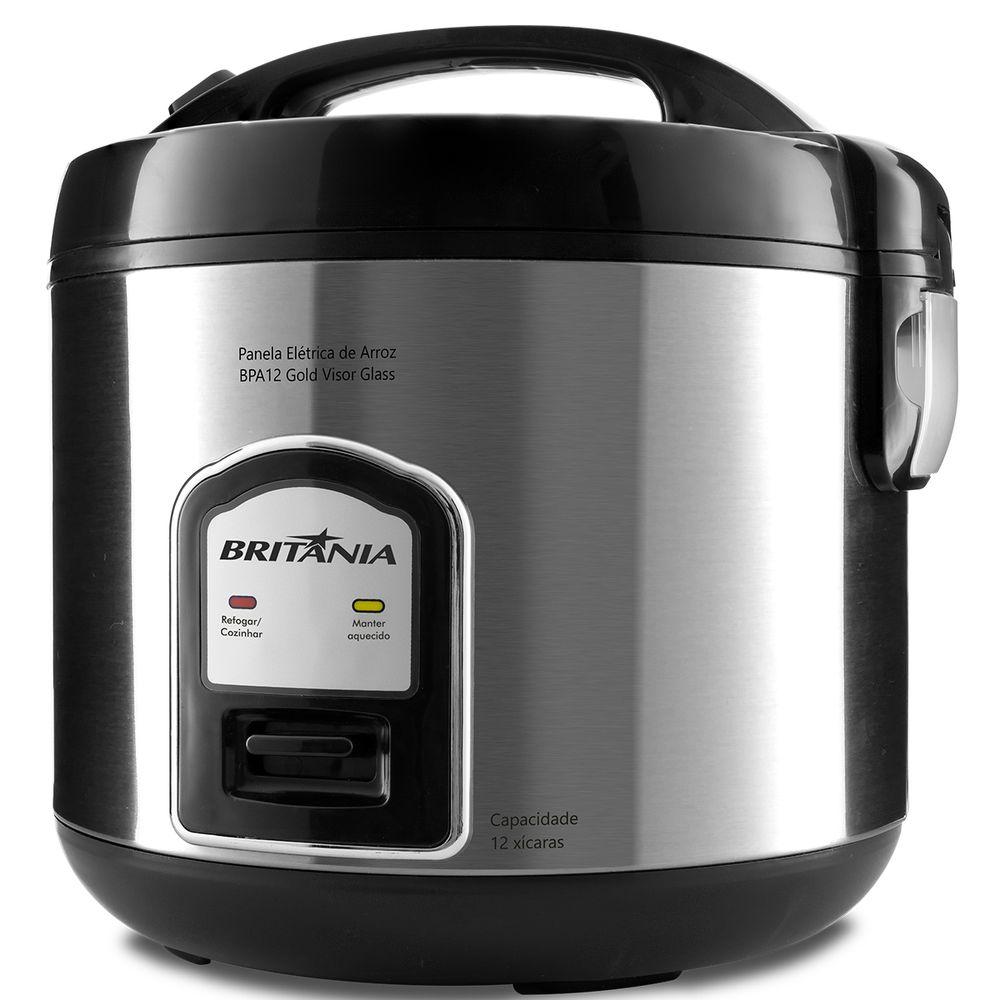 Panela de Arroz Britânia BPA12 Revestimento Gold 4L - 2