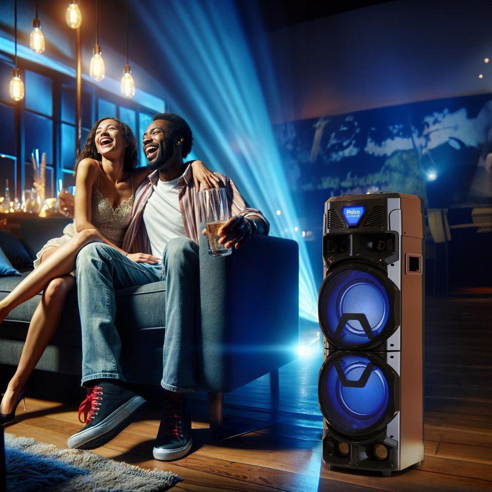 Caixa de som Amplificada Philco Exbass 2100W PCX21000 - 6