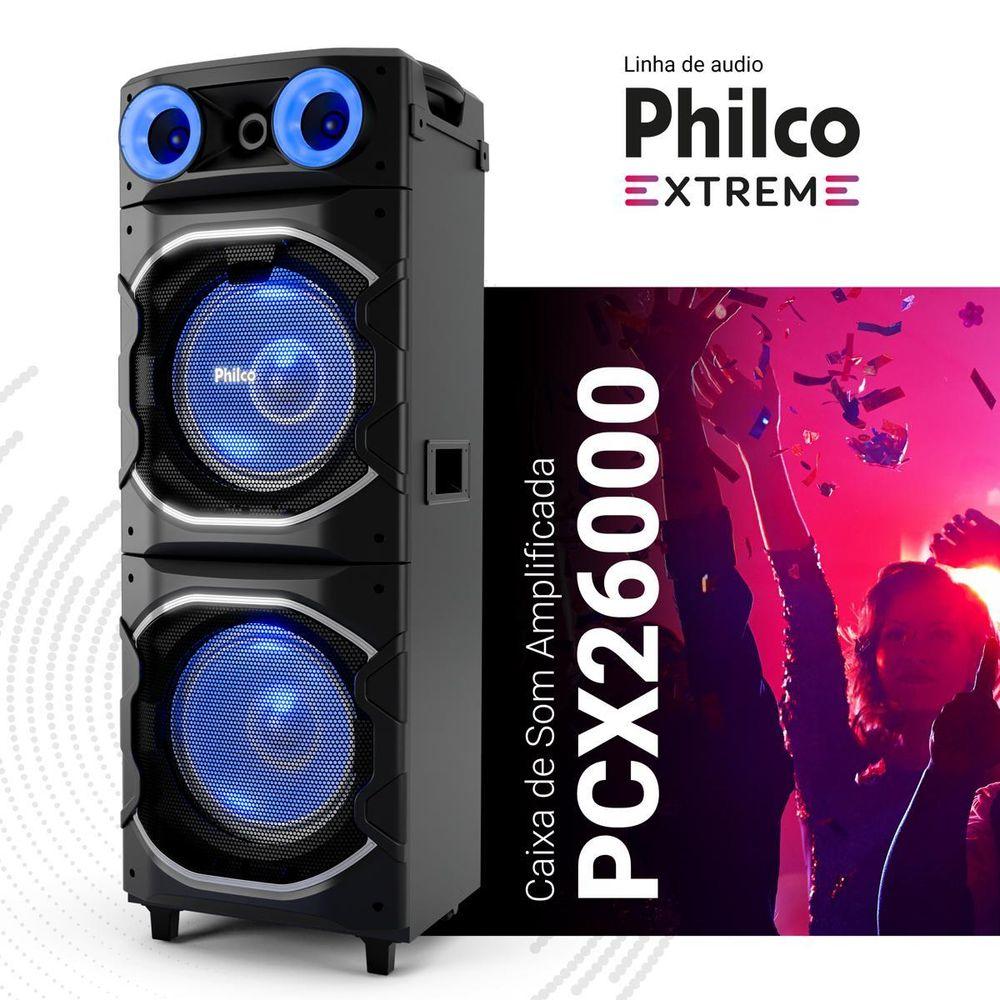 Caixa de Som Amplificada Philco Flash Light 2600W PCX26000 - 2