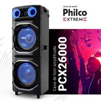 Caixa de Som Amplificada Philco Flash Light 2600W PCX26000 - 2