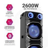 Caixa de Som Amplificada Philco Flash Light 2600W PCX26000 - 3