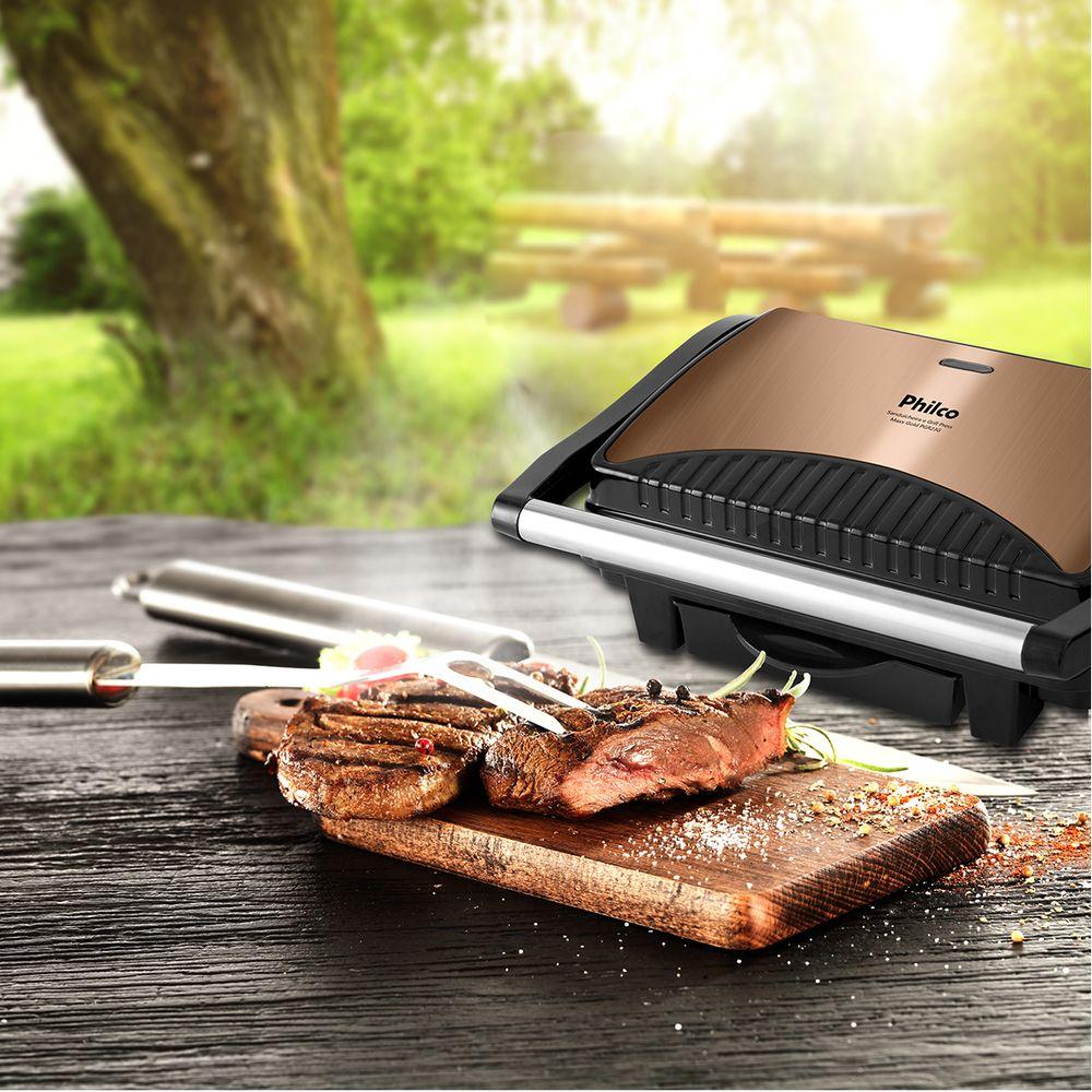 Sanduicheira e Grill Philco PGR23G Press Maxx Gold - 6