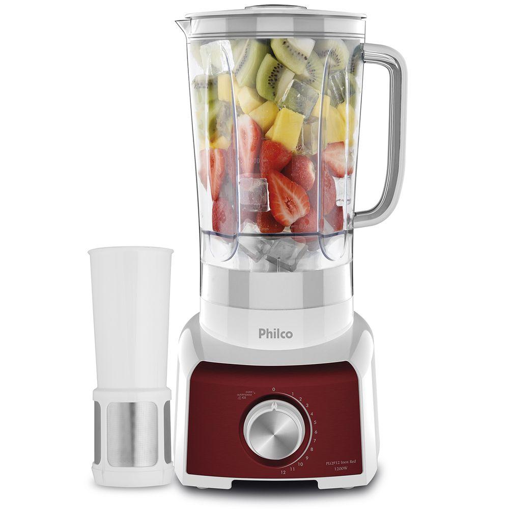 Liquidificador Philco  Inox Red 1200W PLQ912B - 3
