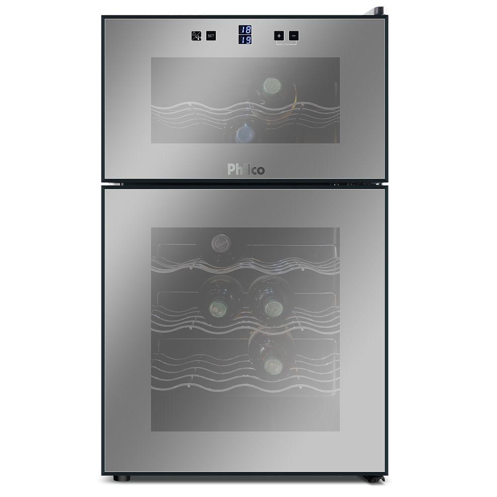 Adega de Vinhos Philco PH24 DZ 24 Garrafas 2 Portas - 1