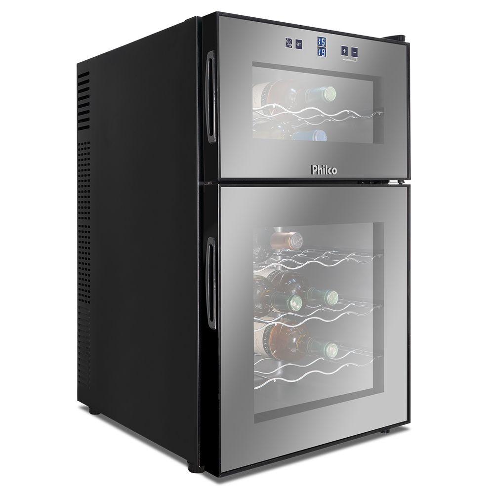 Adega de Vinhos Philco PH24 DZ 24 Garrafas 2 Portas - 2