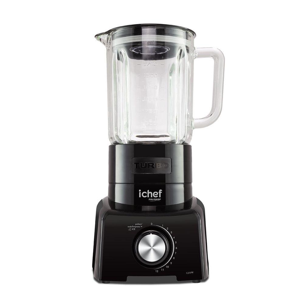 Liquidificador Ichef Pro Maxx 6 Turbo Glass 2,5L 1200W - 1
