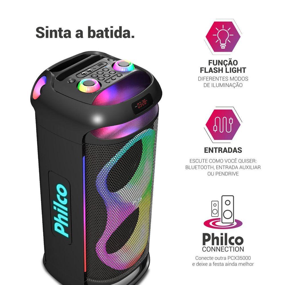 Caixa de Som Amplificada 800W Philco Ex Bass PCX6702 - 5