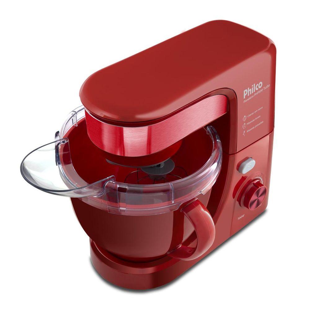 Batedeira Planetária Philco 4,5L Turbo Red 700W PHP500V - 5