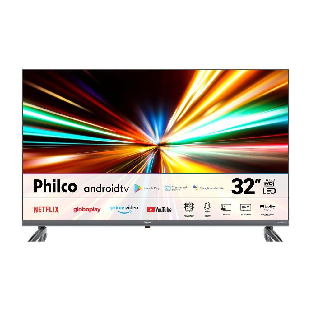 Smart TV 32” Philco Android TV Led HDR10 P32SAA - 1