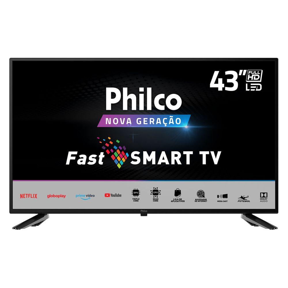 Smart TV 43” Philco LED Dolby Áudio PTV43E10N5SF - 1