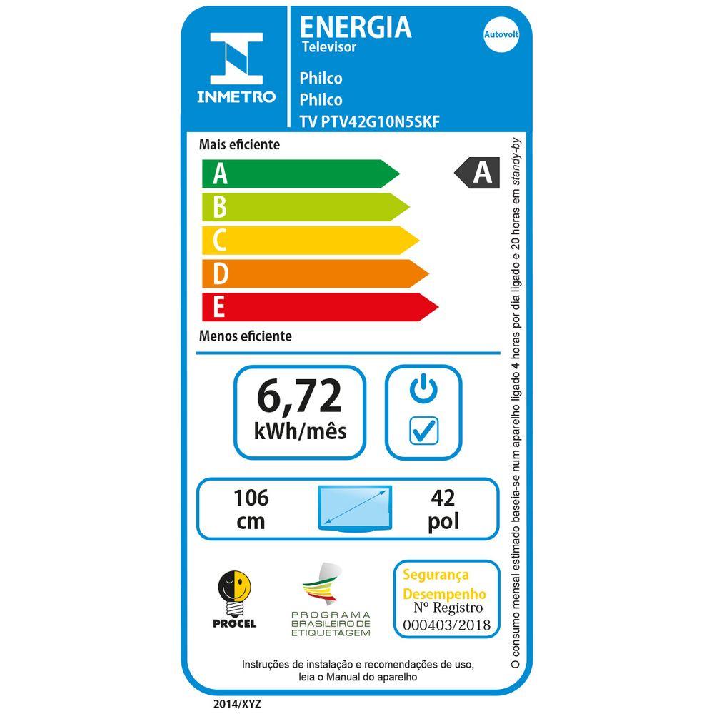 Smart TV 42” Philco Led PTV42G10N5SKF Dolby Audio - 6
