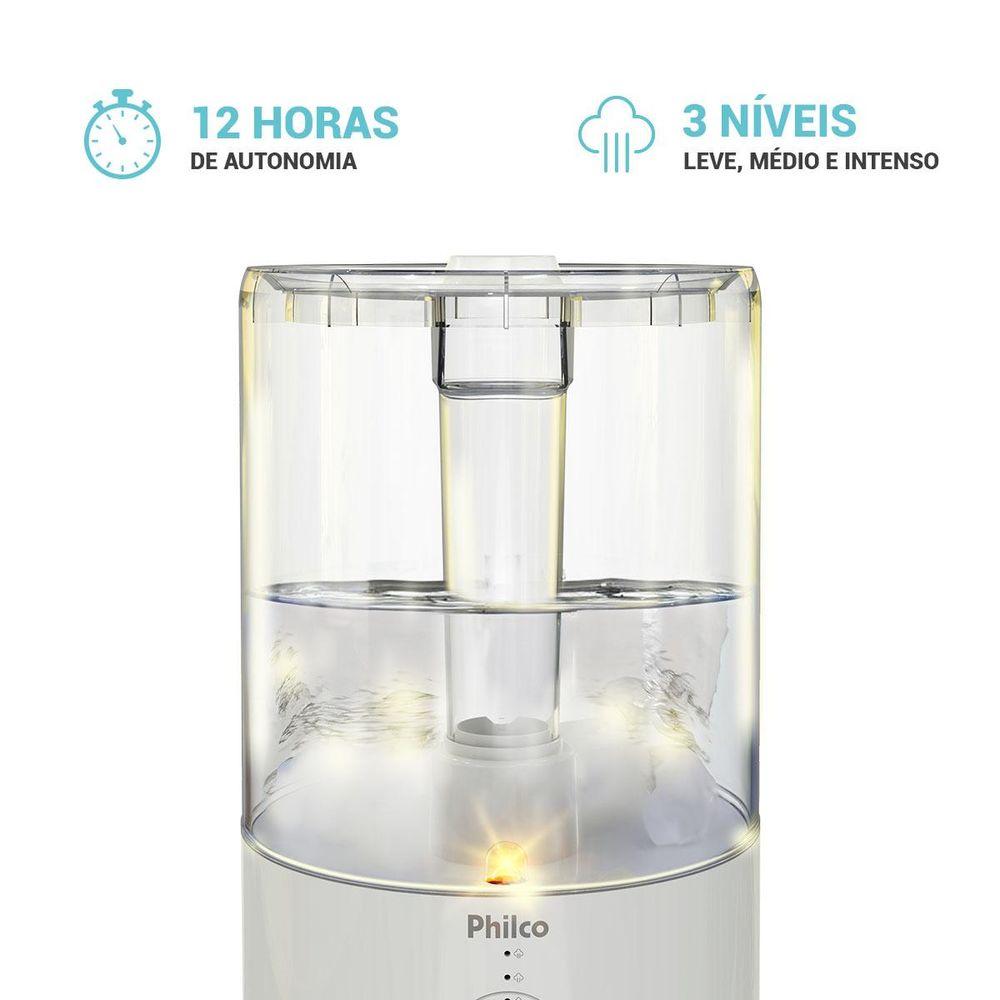 Umidificador 3 em 1 Philco 4,2L Óleos essenciais PUD04A - 3