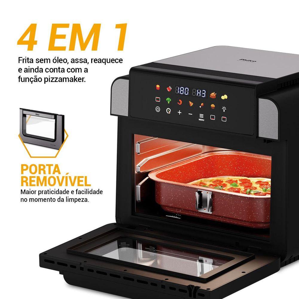 Air Fryer Oven Philco 15L Dupla Resistência 1800W PAF15B - 4