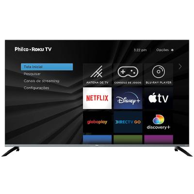 Smart TV 58" Philco LED 4K Roku Dolby Áudio PTV58G70R2CSGBL
