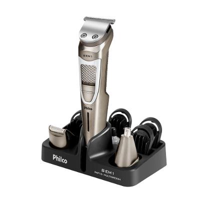 Aparador de Pelos Philco Multigroom 8 em 1 5W PAP16