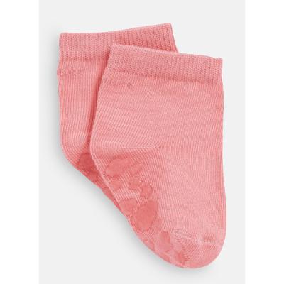 Meia Soquete Bebê Antiderrapante Lisa