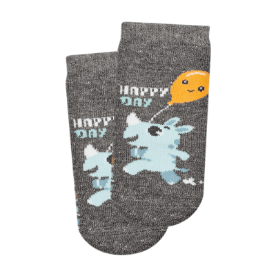 Meia Menino Soquete Cano Médio Rinoceronte