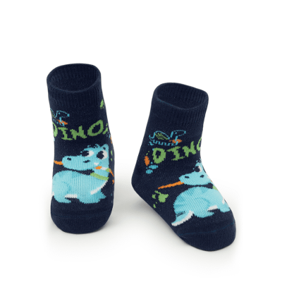 Meia Menino Soquete Cano Médio Dino