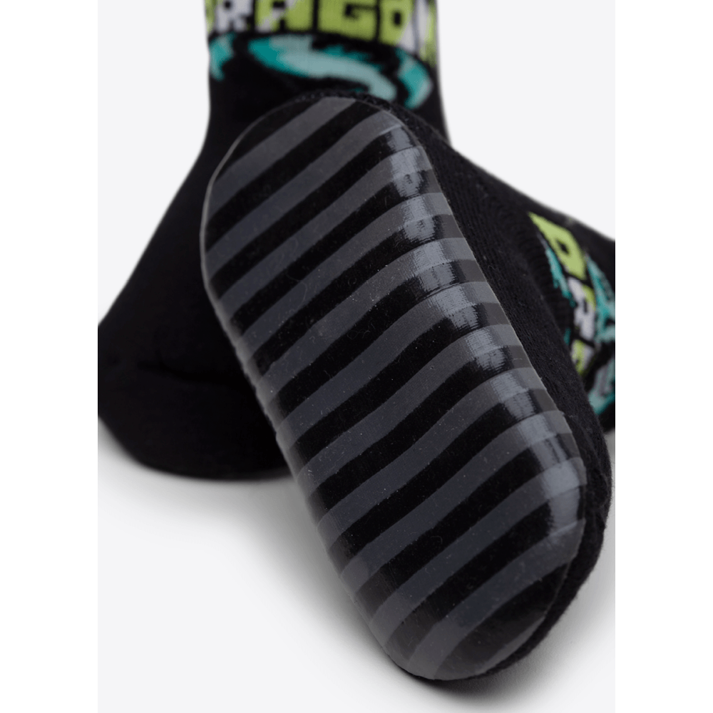 Meia Menino Soquete com sola Emborrachada Dragão - 4