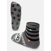 Meia Menino Soquete com sola Emborrachada Preguiça - 2