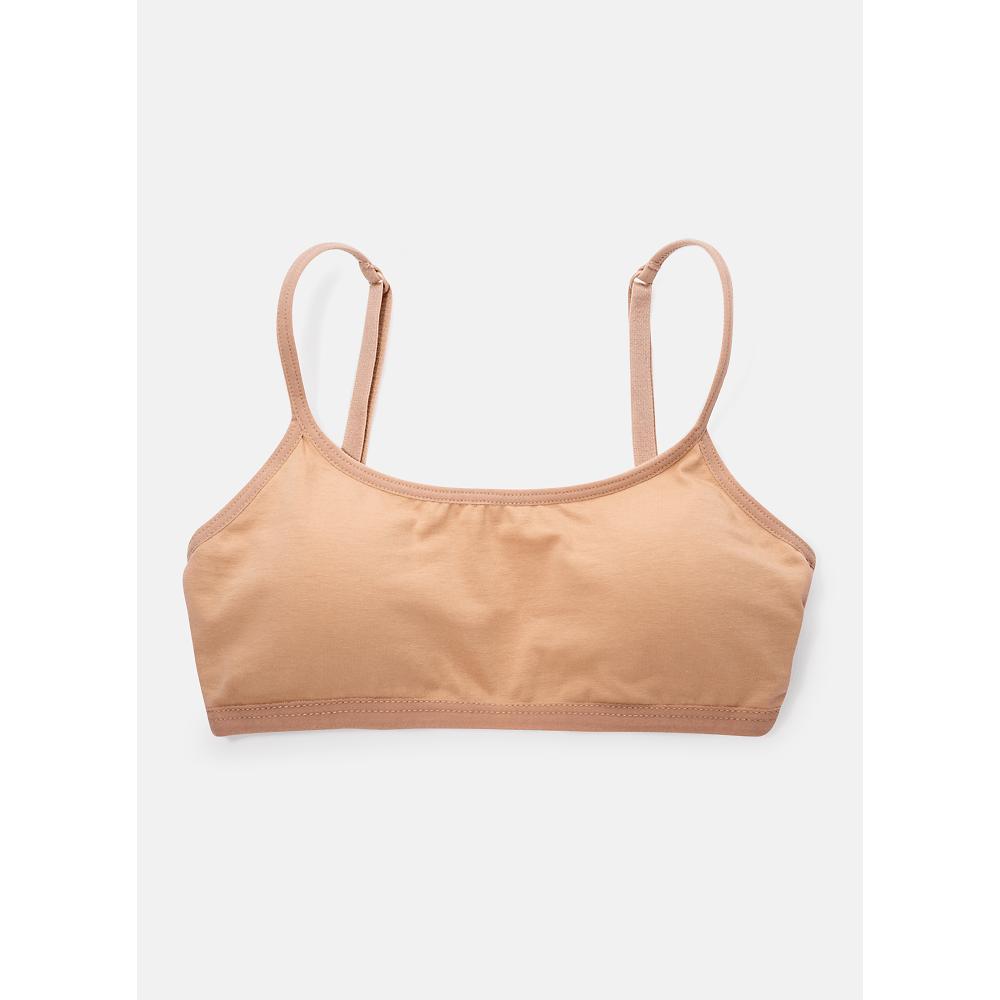 Top com Bojo Removível Algodão Menina Básico - 1