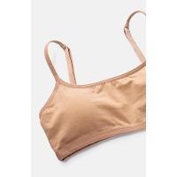 Top com Bojo Removível Algodão Menina Básico - 3