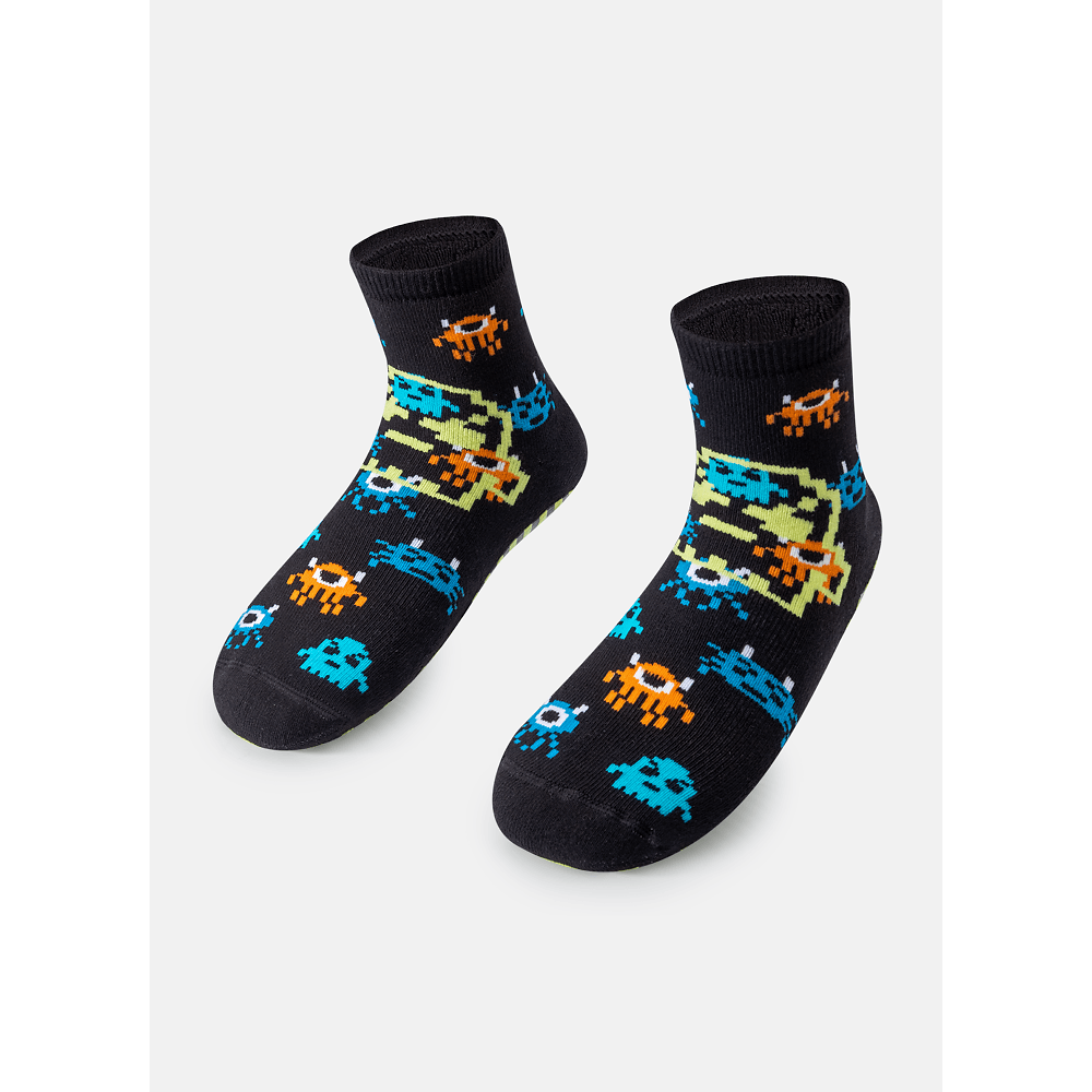 Meia Menino Soquete com sola emborrachada Alien Família - 1