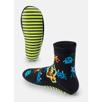 Meia Menino Soquete com sola emborrachada Alien Família - 2