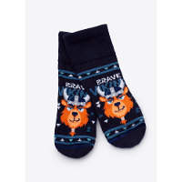 Meia Menino Soquete Cano Médio Urso Mano - 1