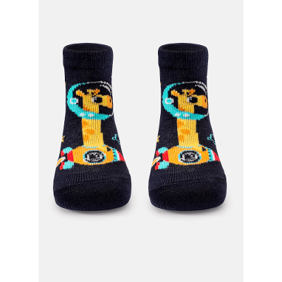 Meia Menino Soquete Cano Médio Girafa