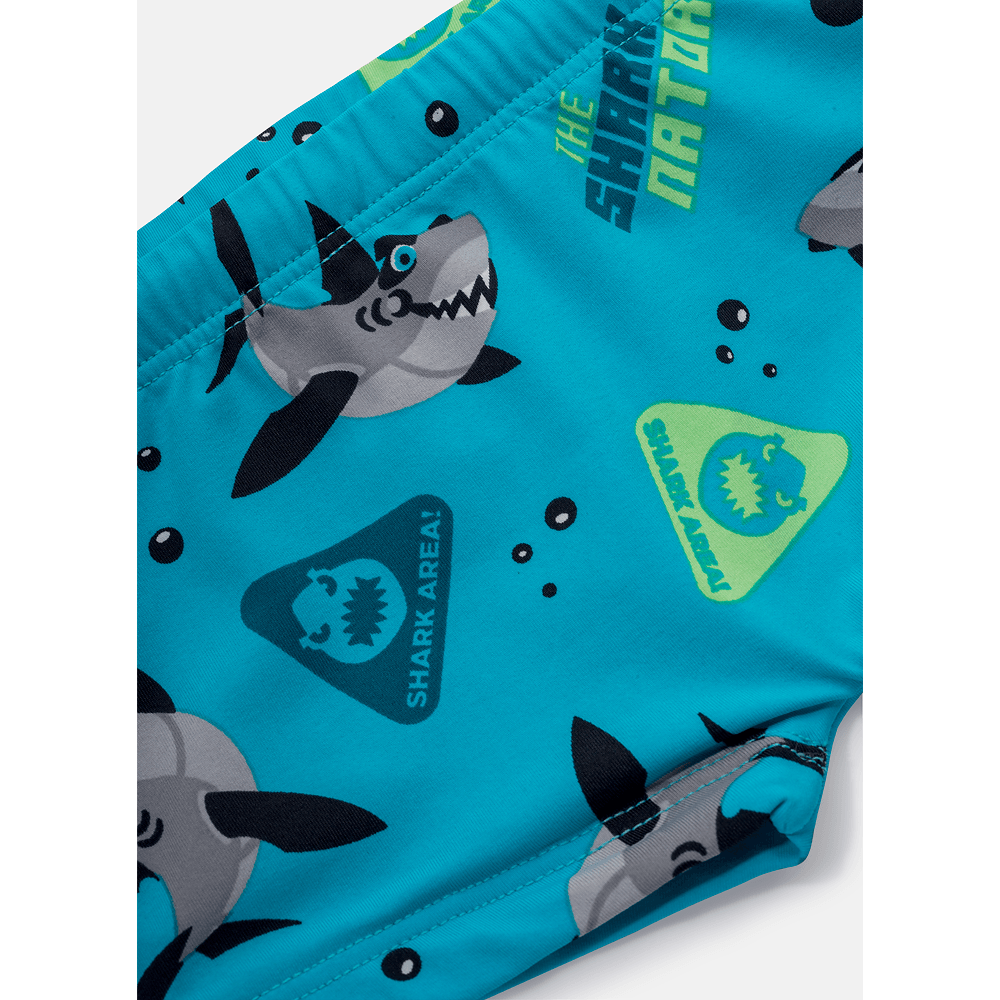 Sunga Bebê Menino Tubarão Robô - 3