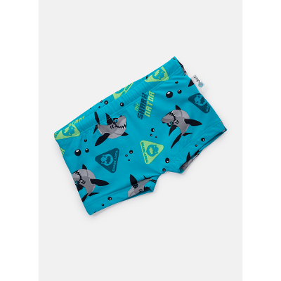 Sunga Bebê Menino Tubarão Robô