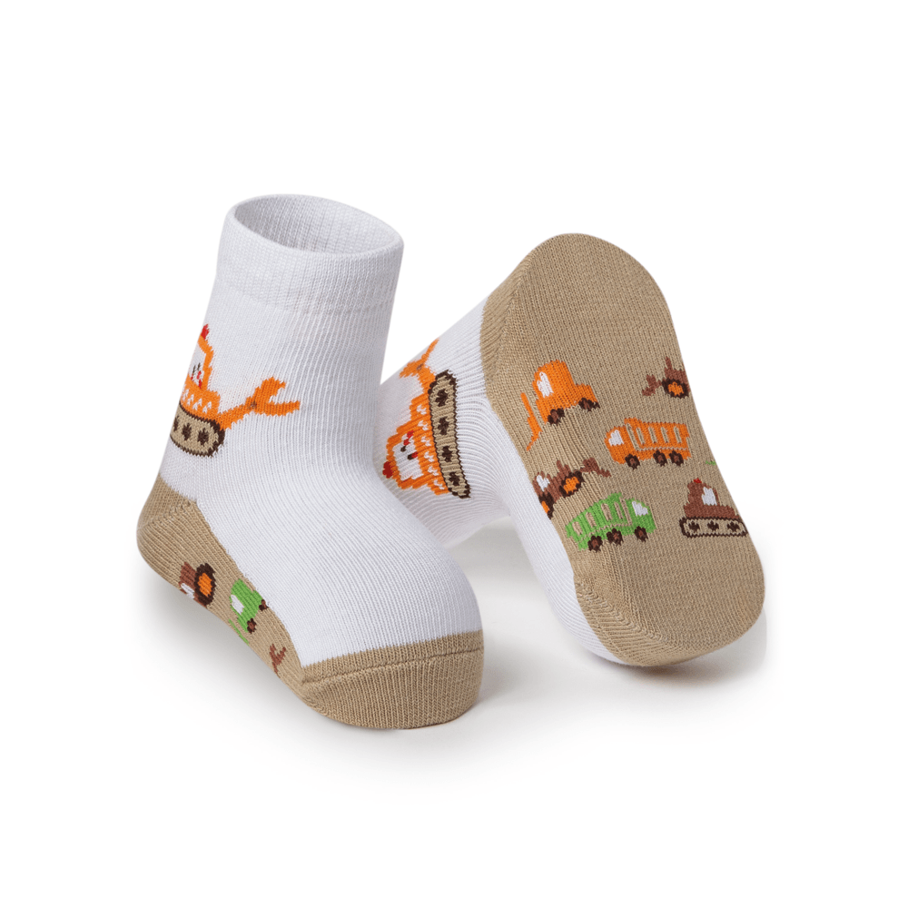 Meia Soquete Cano Médio Bebê Menino - 1