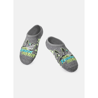 Meia Menino Sapatinho com Antiderrapante Tuba Robô