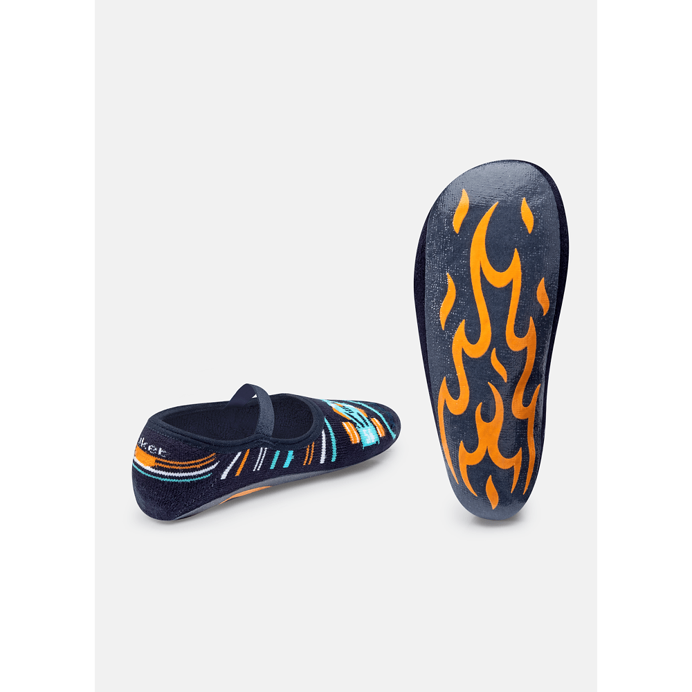 Meia Menino Sapatilha com sola emborrachada Carros - 2